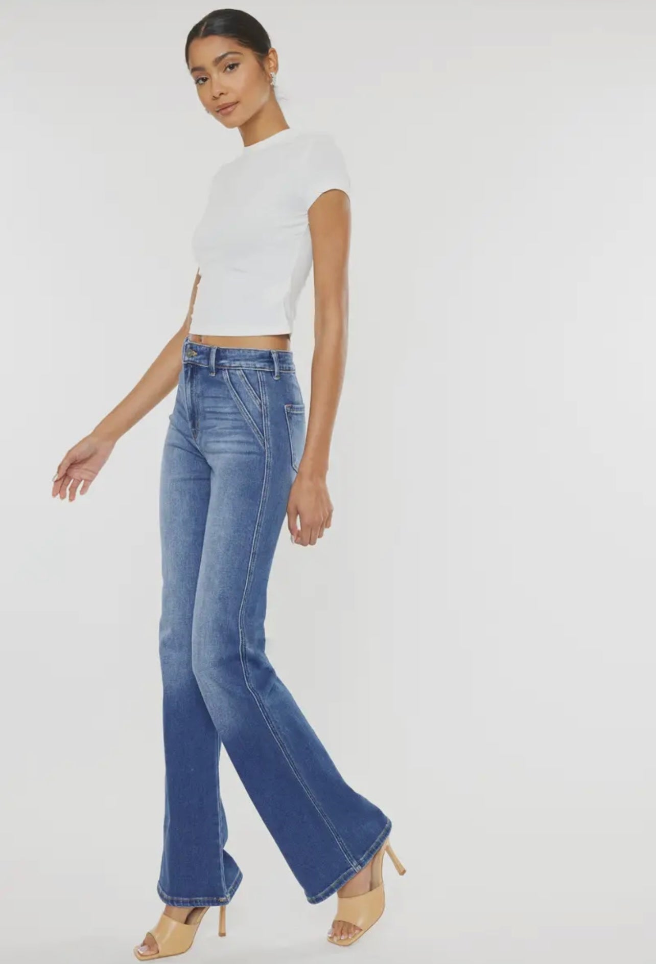 KANCAN ULTRA HIGH RISE HOLLY FLARE JEANS