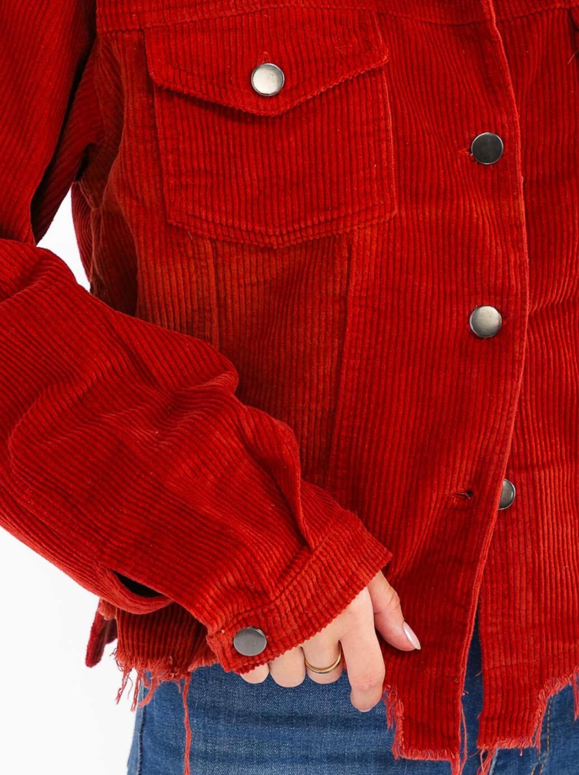 Red Corduroy Jacket