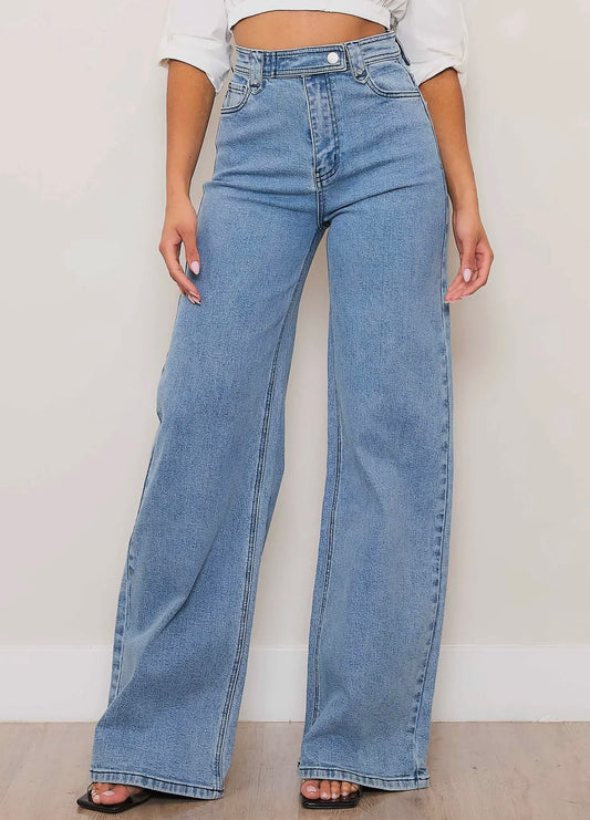 The Hayes Wide Leg - Rigid with Comfort Stretch Jeans