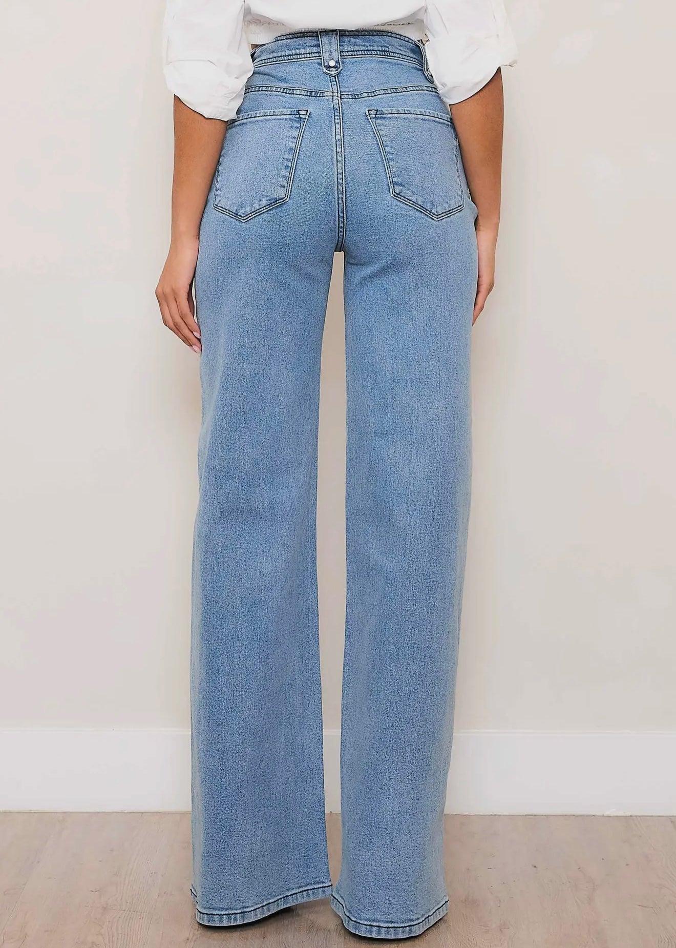 The Hayes Wide Leg - Rigid with Comfort Stretch Jeans