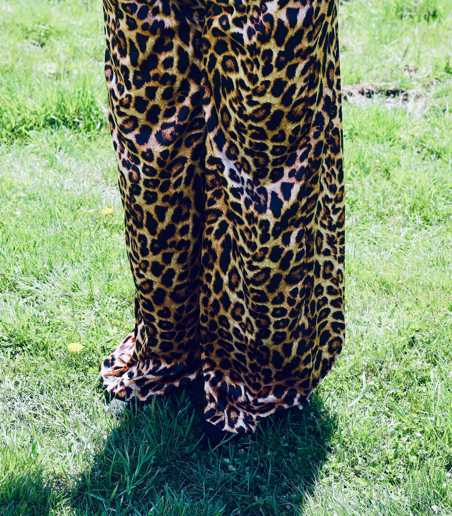 Leopard Wide Leg Pants