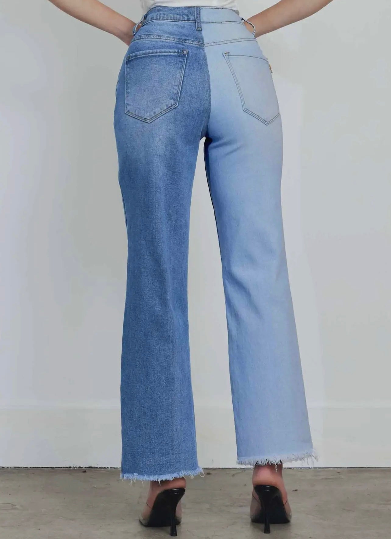 Two Faces Wide Jeans