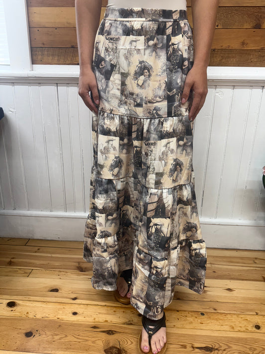 Vintage Cowgirl Skirt