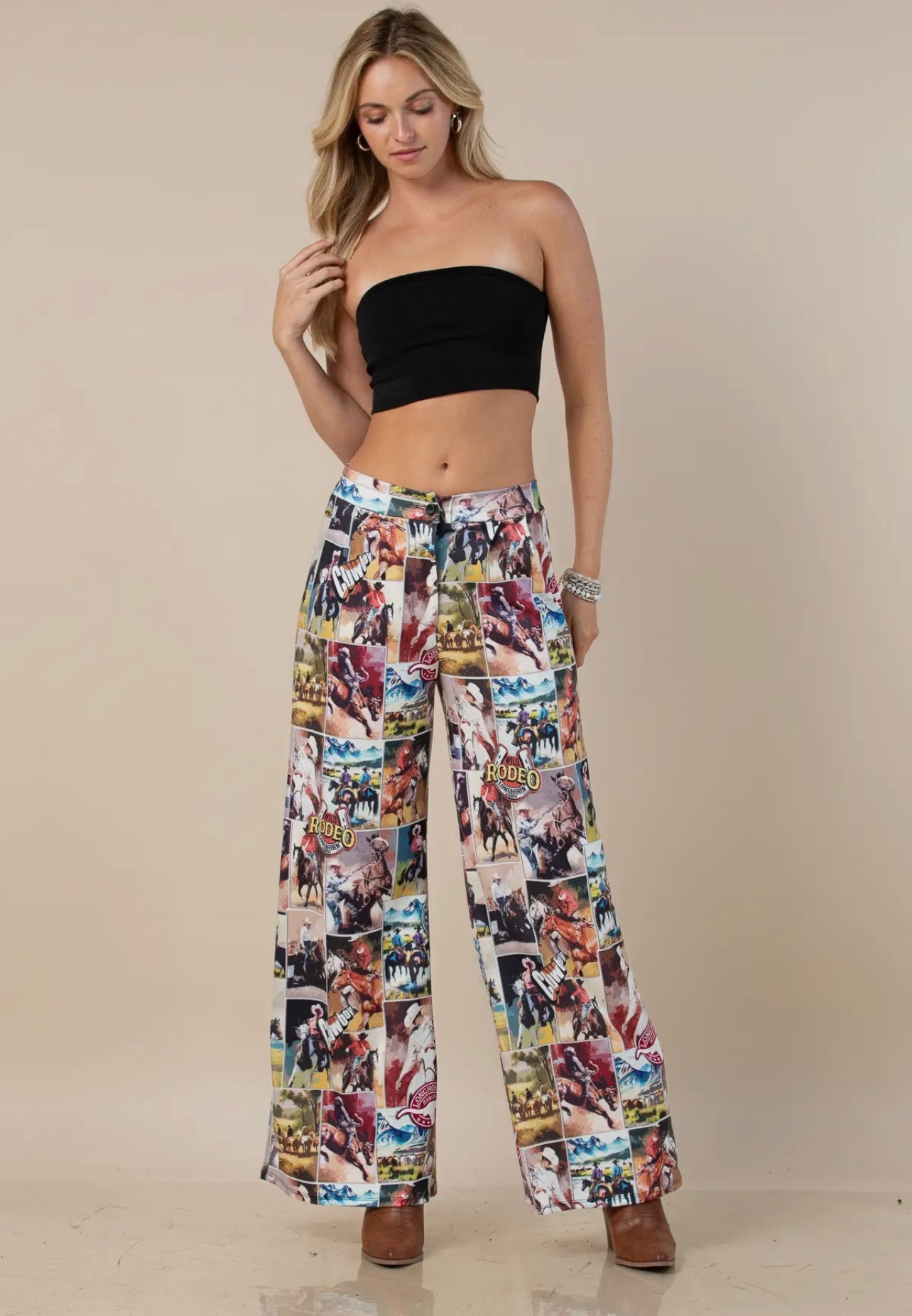 Milly Western Rodeo Print
Slack Pants