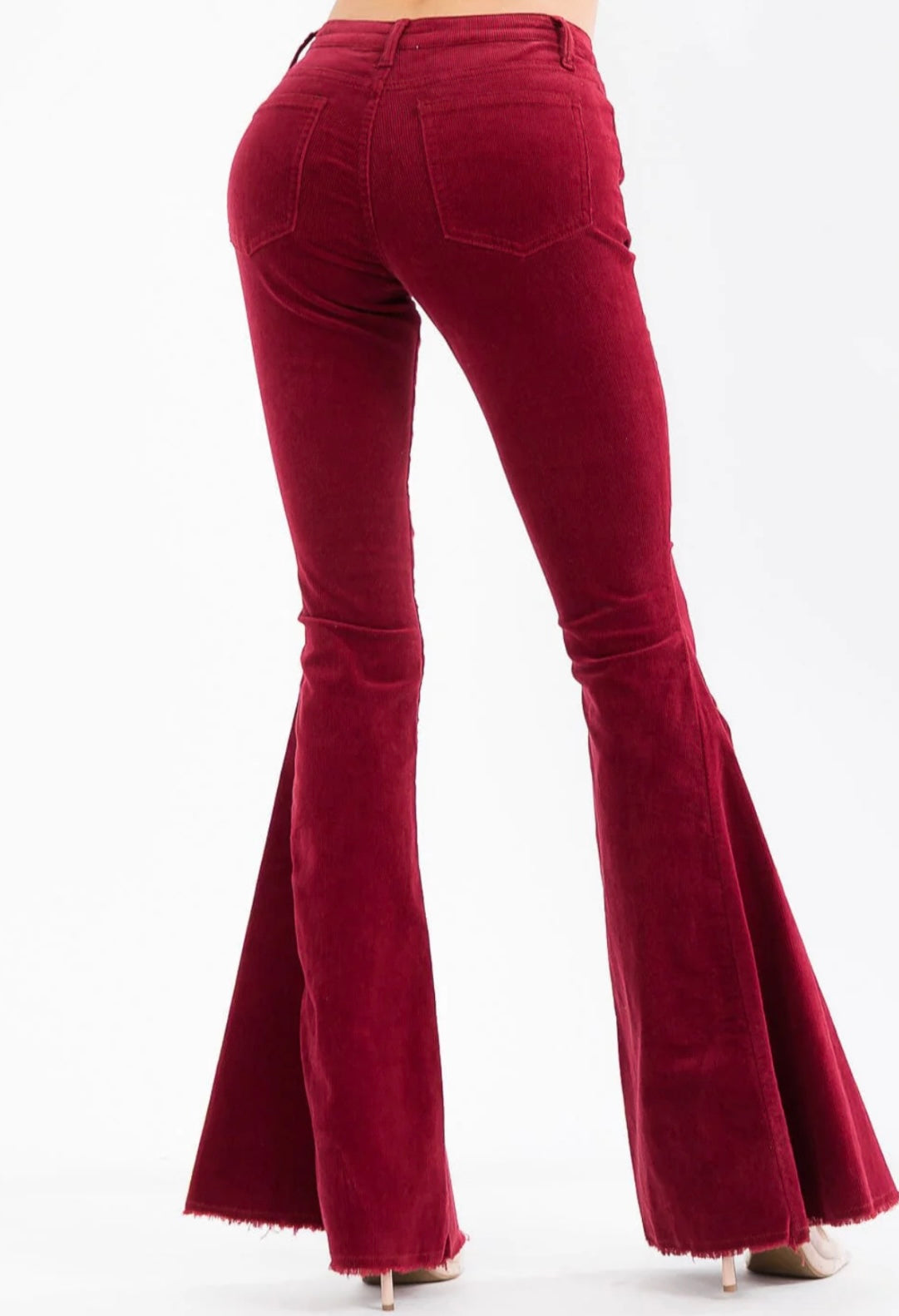 Burgundy Corduroy Bells