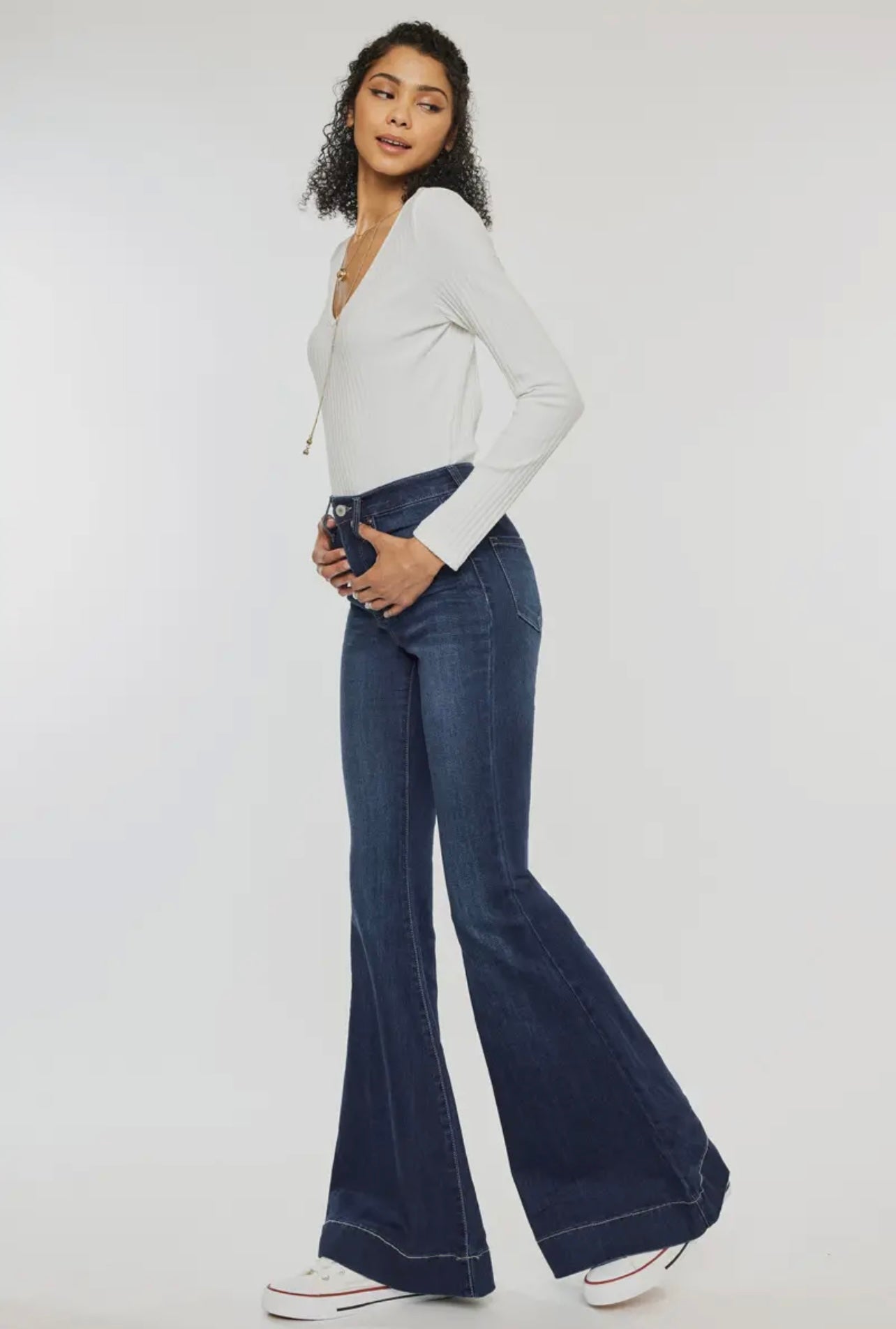 KANCAN HIGH RISE SUPER FLARE JEANS