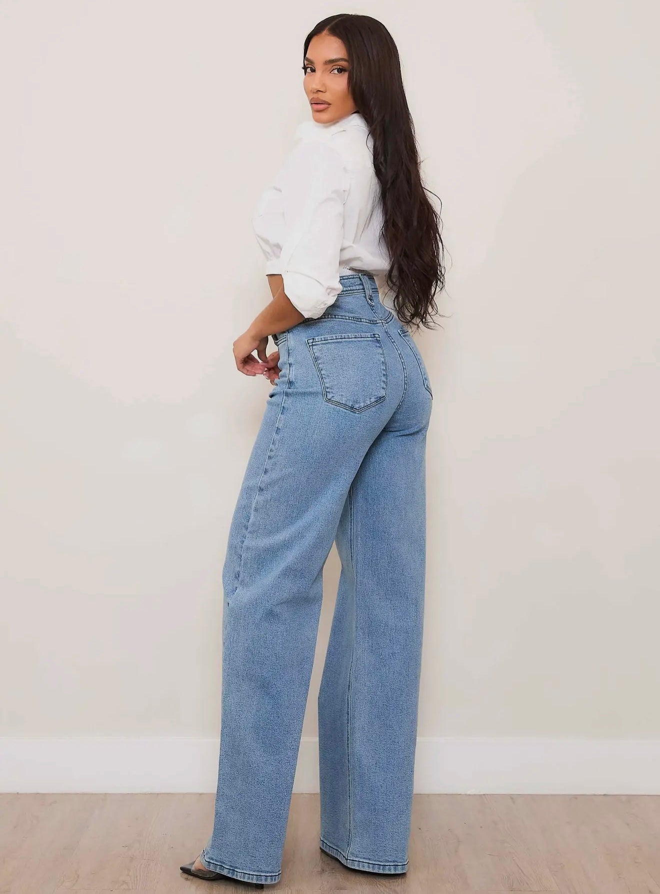 The Hayes Wide Leg - Rigid with Comfort Stretch Jeans