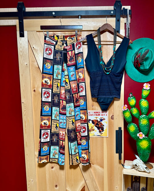 Rodeo Collage Printed Pants