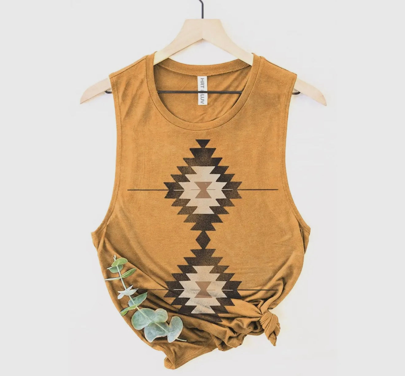 Vintage Aztec Mineral Graphic Tank Top