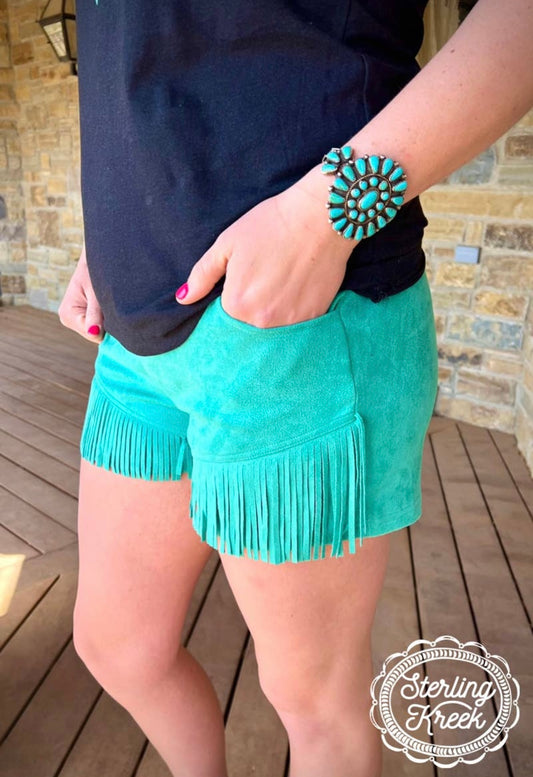 Nashville Babe Shorts Turquoise