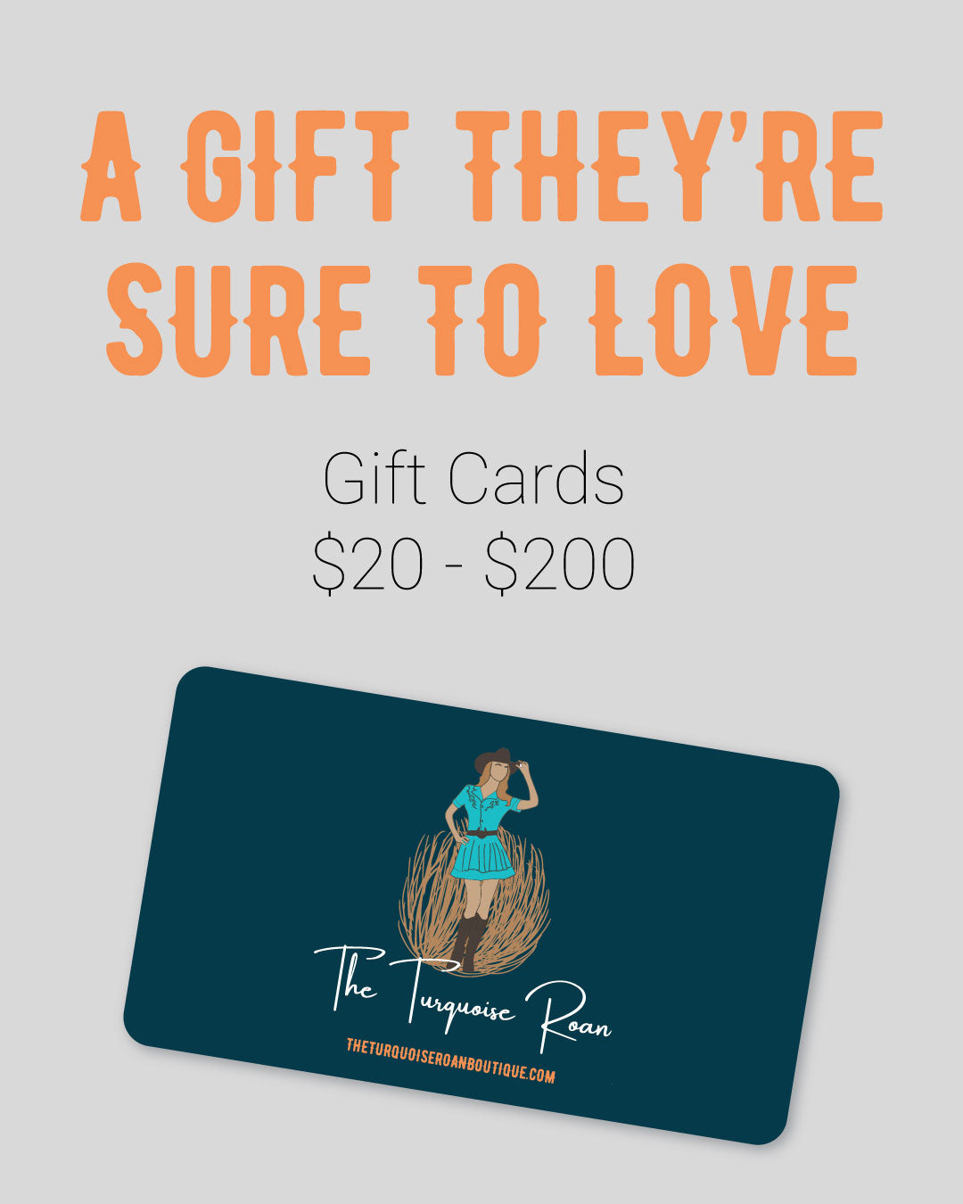 The Turquoise Roan Boutique Gift Card